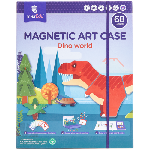 Magnetic Art Case - Dino World