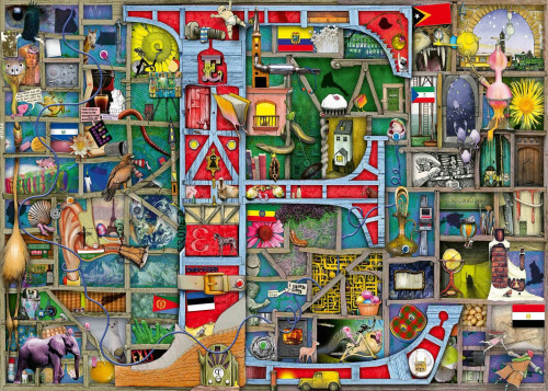 Ravensburger - Awesome Alphabet Puzzle 1000 Piece