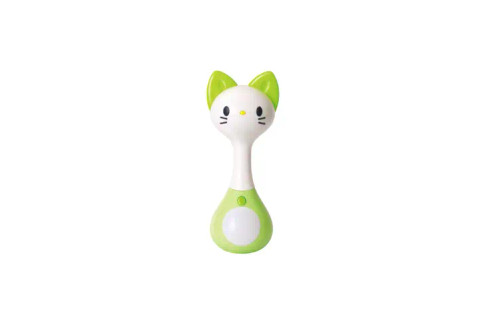 Hola Toys Mini Rattle - Cat with Music Light