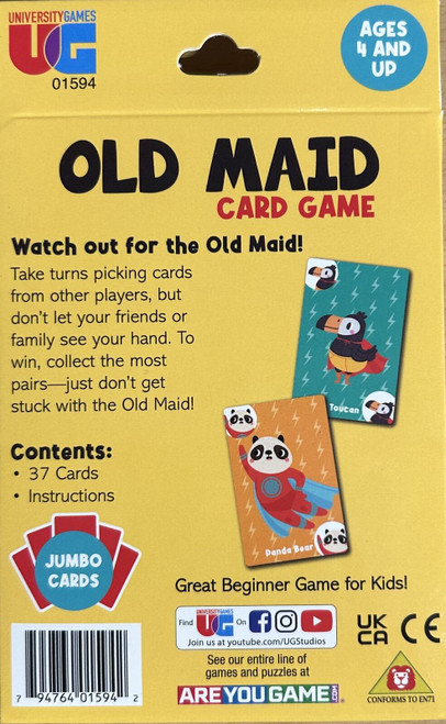 Old Maid Card Game