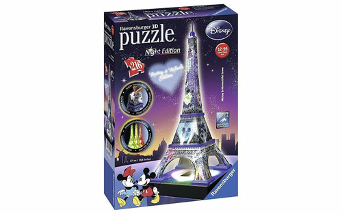 Ravensburger - Mickey & Minnie Eiffel Tower 3D Puzzle 216 Pc