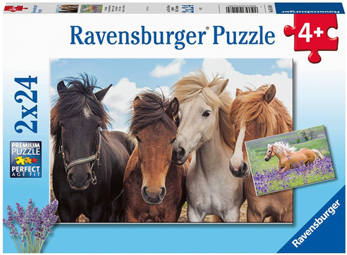 Ravensburger - Horse Friends  Puzzle 2x24 Piece