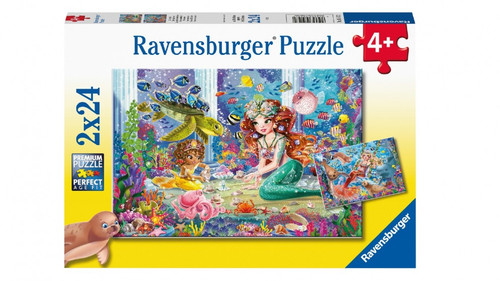 Ravensburger - Mermaid Tea Puzzle 2x24 Piece