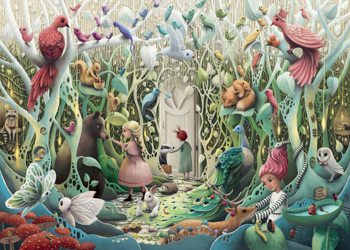 Ravensburger - The Secret Gardens Puzzle 1000 Piece