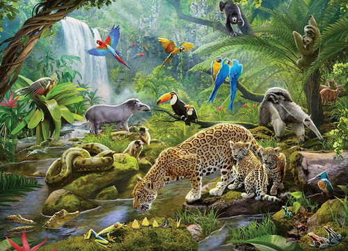 Ravensburger - Rainforest Animals Puzzle 60 Piece