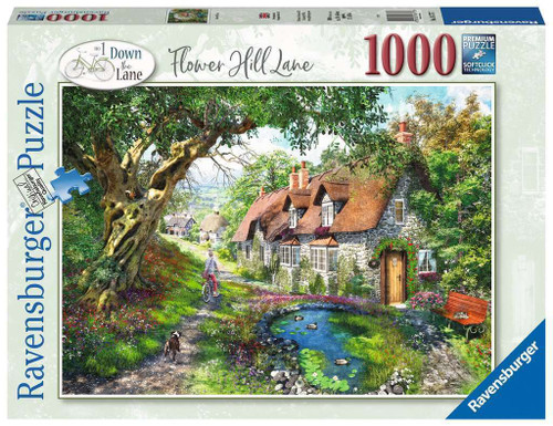 Ravensburger - Flower Hill Lane Puzzle 1000 Piece