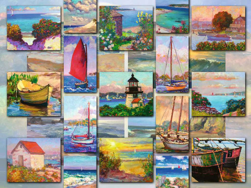 Ravensburger - Coastal Collage Puzzle 1500 Piece