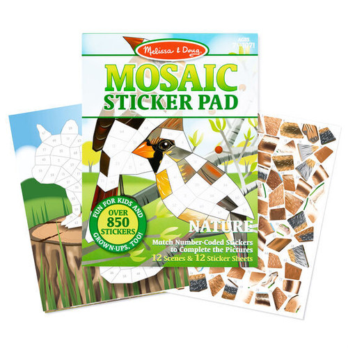 Melissa & Doug Mosaic Sticker Pad - Nature Melissa & Doug Mosaic Sticker Pad - Nature