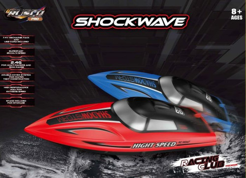 Rusco Shockwave Pro Boat - Red