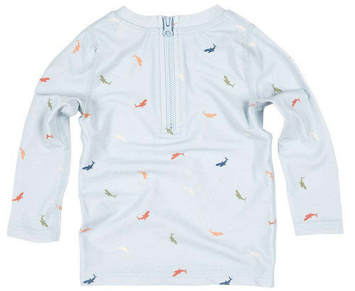 Toshi Swim Rashie Long Sleeve Shark - Size 0