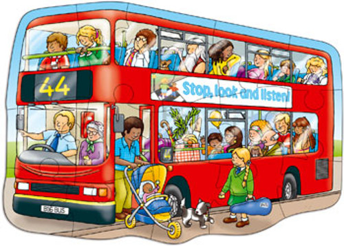 Orchard Jigsaw - Big Red Bus Puzzle 15 Piece