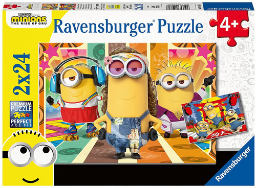 Ravensburger - The Minions in Action 2x24 Piece Puzzles