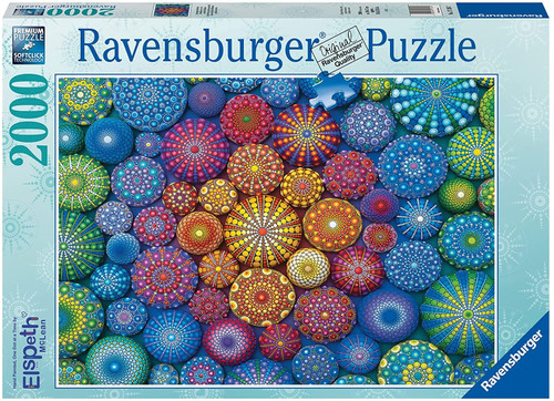 Ravensburger - Radiating Rainbow Mandalas Puzzle 2000 Piece