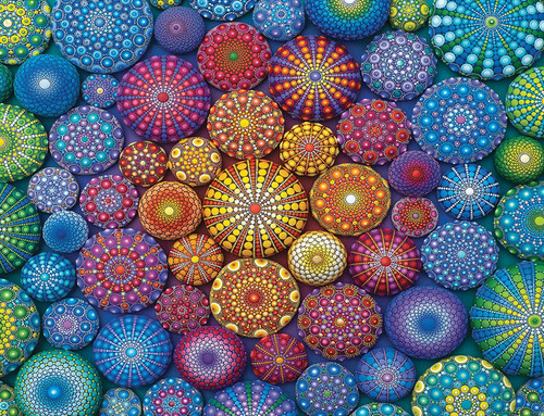 Ravensburger - Radiating Rainbow Mandalas Puzzle 2000 Piece