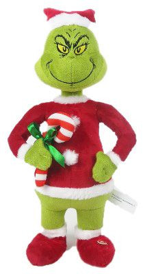 Happy Shuffle Grinch with Candy Cane