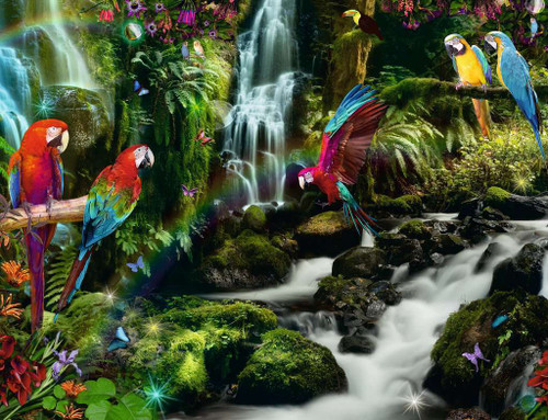 Ravensburger - Parrots Paradise Puzzle 2000 Piece