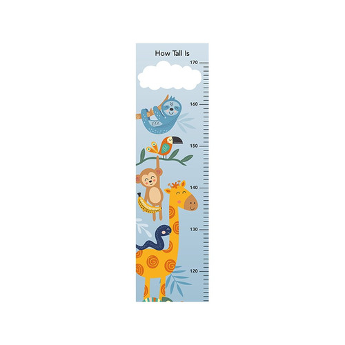 Personalised Height Charts - Write Your Own Name (Blue)
