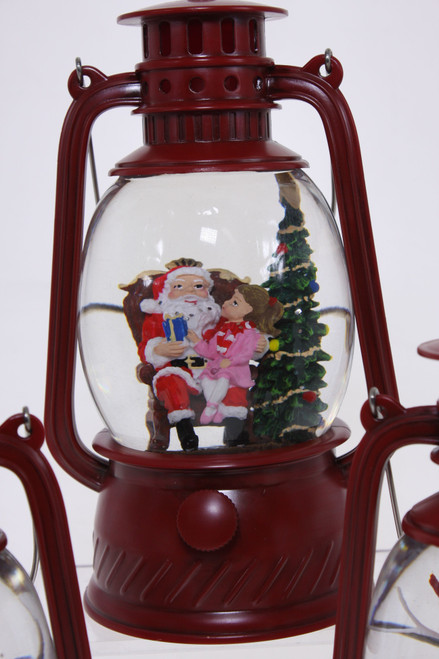 Magical Christmas Lantern - Santa and Christmas Tree