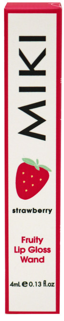 Miki Fruity Lip Gloss Wand - Strawberry Miki Fruity Lip Gloss Wand - Strawberry