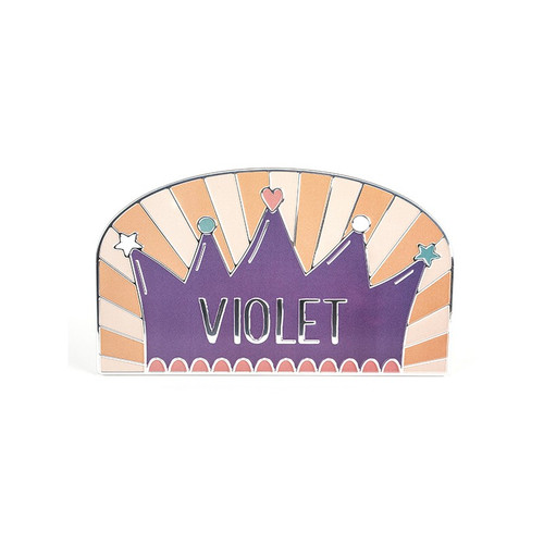 My Name Door Signs - Violet