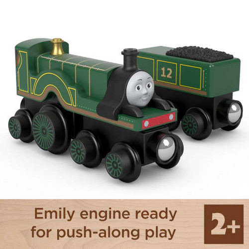 Thomas & Friends Wooden Railway Emily Engine & Coal Car