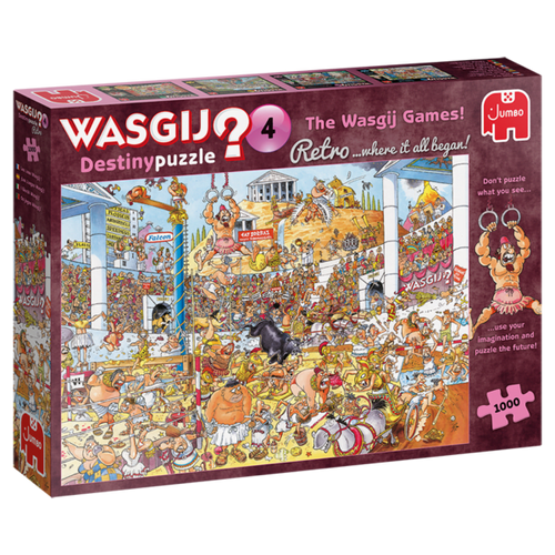 Wasgij? Retro Destriny #4 - The Wasgij Games 1000 Pce Puzzle