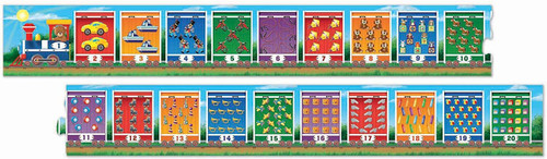 Melissa & Doug Number Train Floor Puzzle (20 Piece)