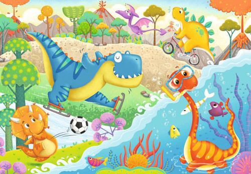 Ravensburger - My Dino Friends 2 x12 Piece Puzzles