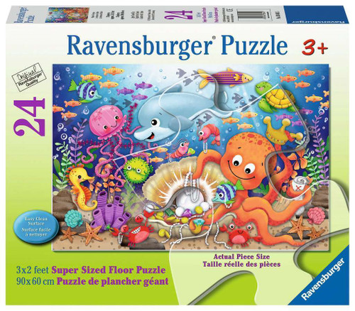 Ravensburger - Fishies Fortune 24 Piece Giant Floor Puzzle