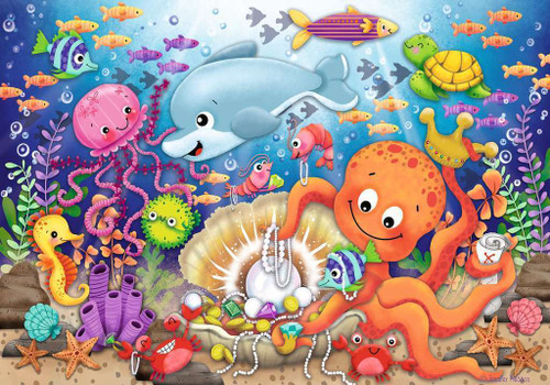 Ravensburger - Fishies Fortune 24 Piece Giant Floor Puzzle