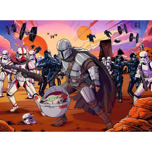 Ravensburger - Star Wars The Mandalorian Face-Off 200 Piece