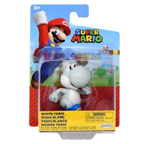Super Mario 2.5 Inch Articulated Figure - White Yoshi