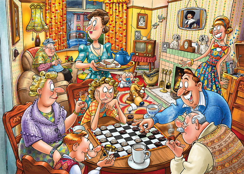 Wasgij? Destiny #25 - Games Night 1000 Piece Puzzle Wasgij? Destiny #25 - Games Night 1000 Piece Puzzle