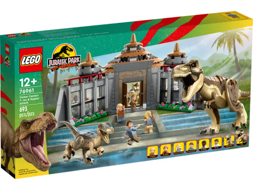 Lego Jurassic World - Visitor Centre T Rex & Raptor Attack