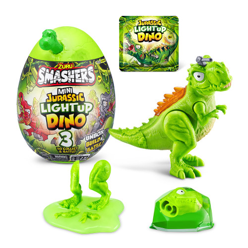 Zuru Smashers Mini Jurassic Light Up Egg Surprise