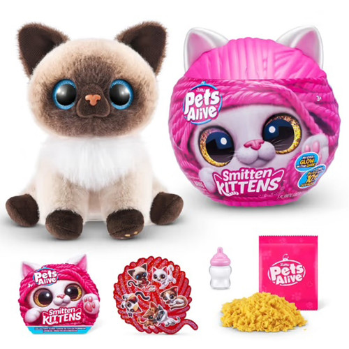 Zuru Pets Alive Smitten Kitten Interactive Plush Surprise