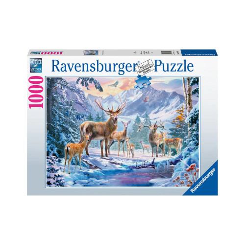 Ravensburger - Deer and Stags n Winter Puzzle 1000 Piece