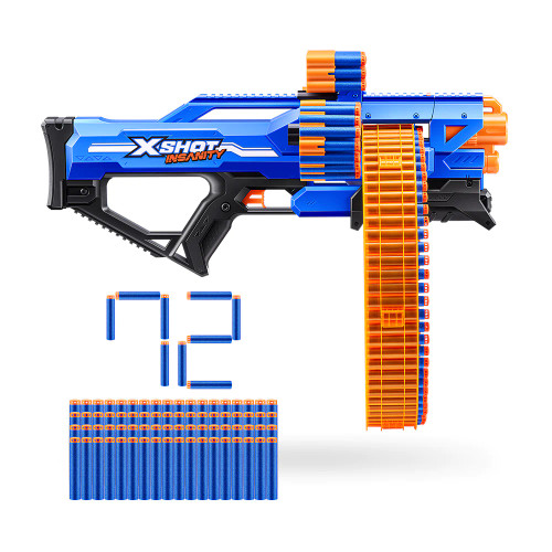 Zuru XSHOT Insanity Mega Barrell with 72 Darts