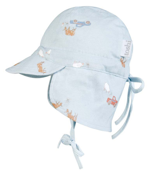 Toshi Flap Cap Bambini Sheep Station - Extra Extra Small Toshi Flap Cap Bambini Sheep Station - Extra Extra Small