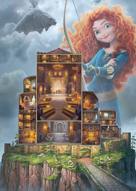 Ravensburger - Disney Castle Merida Puzzle 1000 Piece