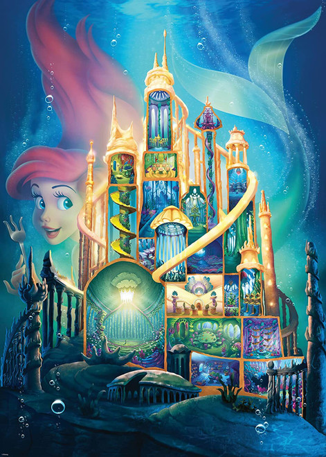 Ravensburger - Disney Castles: Ariel Puzzle 1000 Piece