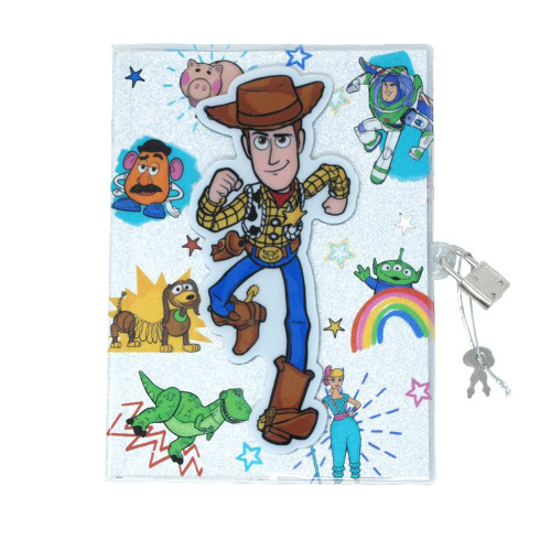 Toy Story Puffy Lockable Journal