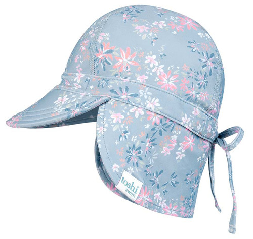 Toshi Swim Baby Flap Cap Athena Dusk - Extra Small