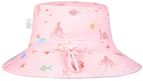 Toshi Swim Baby Sunhat Coral - Small