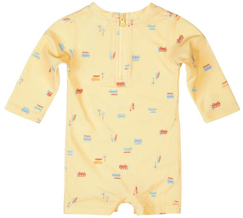 Toshi Swim Baby Onesie Long Sleeve Classic Sunny - Size 1