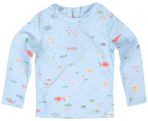 Toshi Swim Baby Rashie Long Sleeve Classic Reef - Size 1