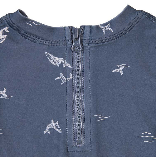 Toshi Swim Baby Rashie Long Sleeve Classic Whales - Size 0