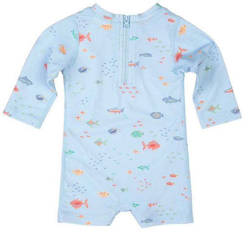 Toshi Swim Baby Onesie Long Sleeve Classic Reef - Size 1