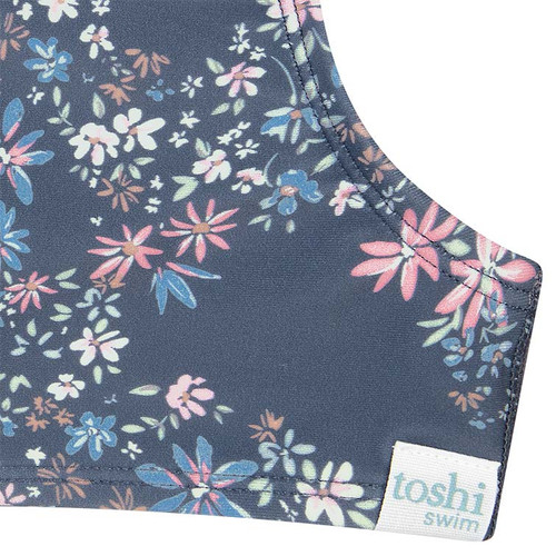 Toshi Swim Kids Crop Top Classic Athena Moonlight - Size 3