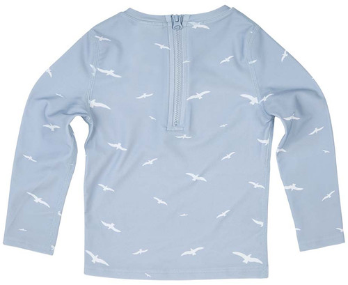 Toshi Swim Kids Rashie Half Zip Long Sleeve Coogee Size 4